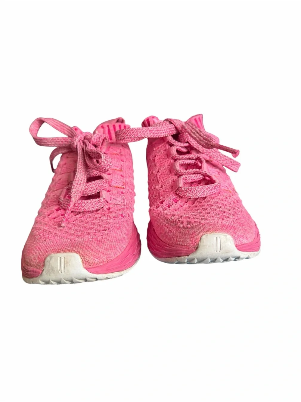 NoBull Hot Pink Knit Trainer Running Shoes Sneakers Size US 5.5 / EU 38